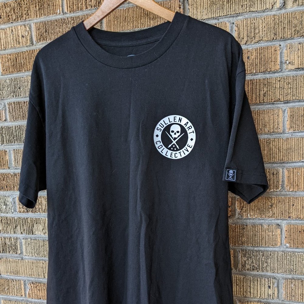 Large Sullen Men's THE CLASSIC BLACK TEE Sullen Logo